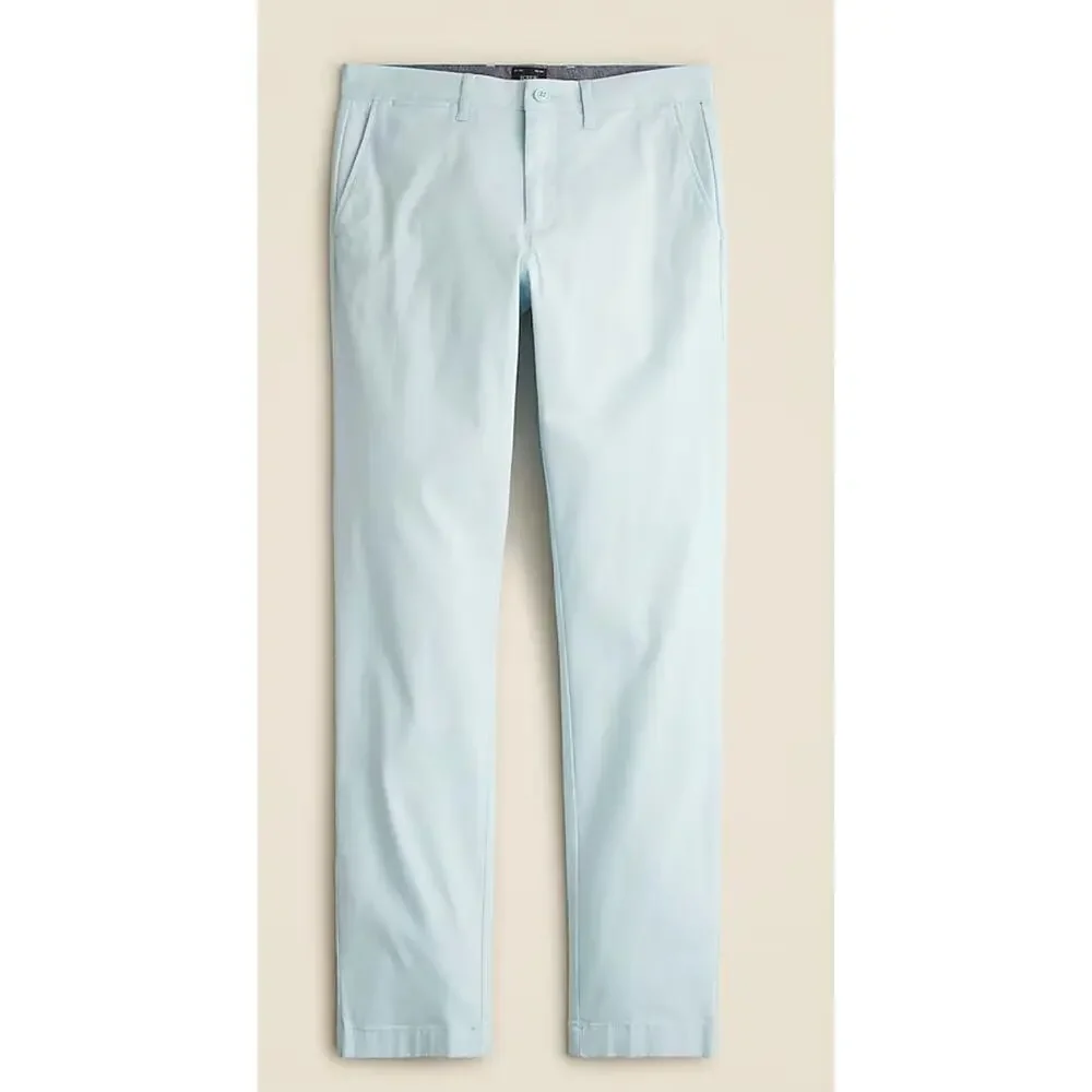 J. Crew Men's 770 Straight-Fit Stretch Chino Pant AR886 Lt Blue Size 33/30 NWOT